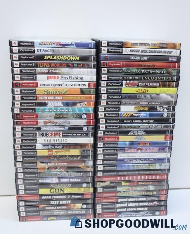 PlayStation 2 60 Games LOT - shopgoodwill.com