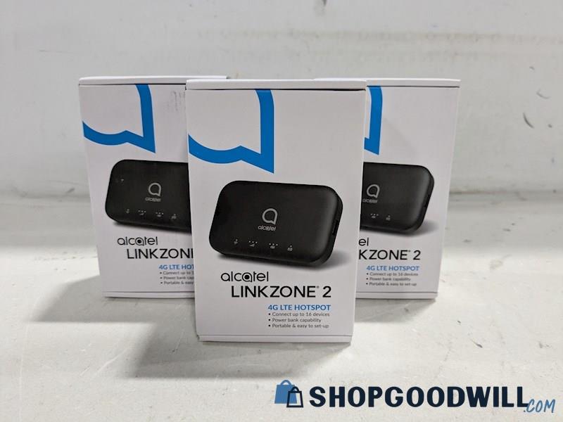 3 Sealed Alcatel Linkzone 2 4g Lte Hotspot | ShopGoodwill.com