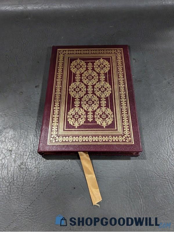 The Easton Press 'The Time Machine' By H.g Wells Red/gold Leather Book ...