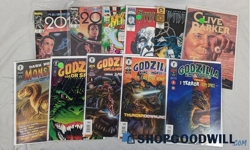 Comic Books Godzilla Pinhead Clive Barker 2010 Dark Horse Marvel More ...