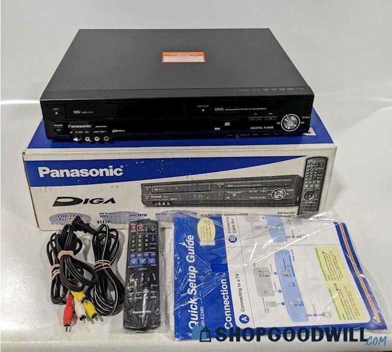 Panasonic DMR-EZ48V DVD Recorder VHS VCR Player IOB - shopgoodwill.com