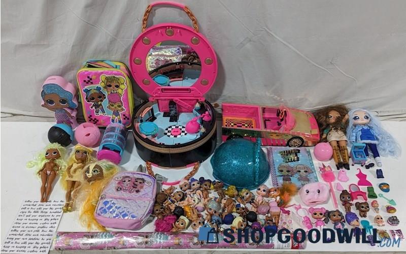 Lol Surprise Lot Dolls Lunch Bag Car Pearl Surprise Treasure & More ...