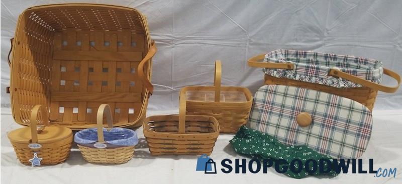 6 Longaberger Baskets Various Styles Sizes Shopgoodwill Com   1c478f99 270d 4410 8d10 Eaf7d637be49dmin 08171 