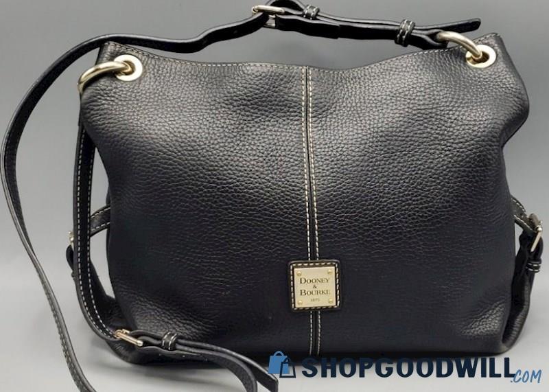 Authentic Dooney & Bourke Frederica Pebble Leather Shoulder Bag - shopgoodwill.com
