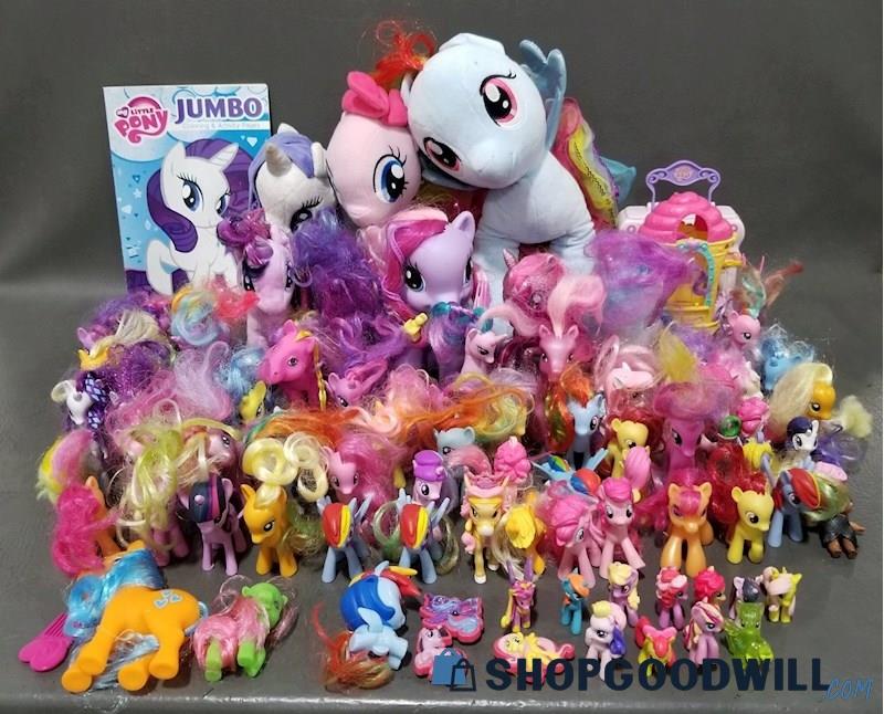 Lot Of My Little Pony Toy Figures And Plush - Shopgoodwill.com