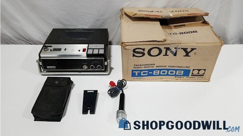 Vintage Sony Reel to Reel Tape Recorder TC-800B - shopgoodwill.com