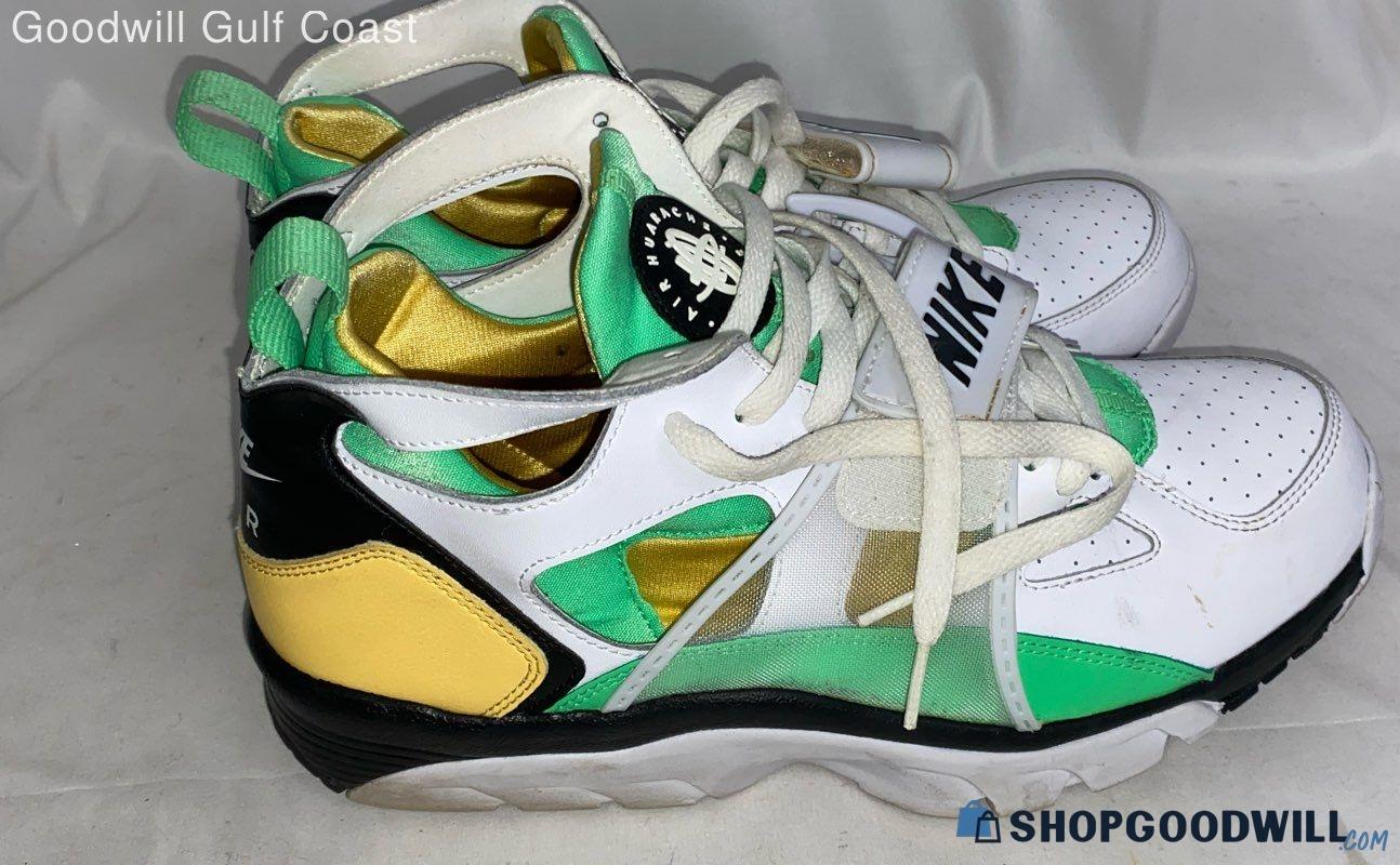 Nike Air Trainer Huarache 'Green Topaz' Sneakers | ShopGoodwill.com