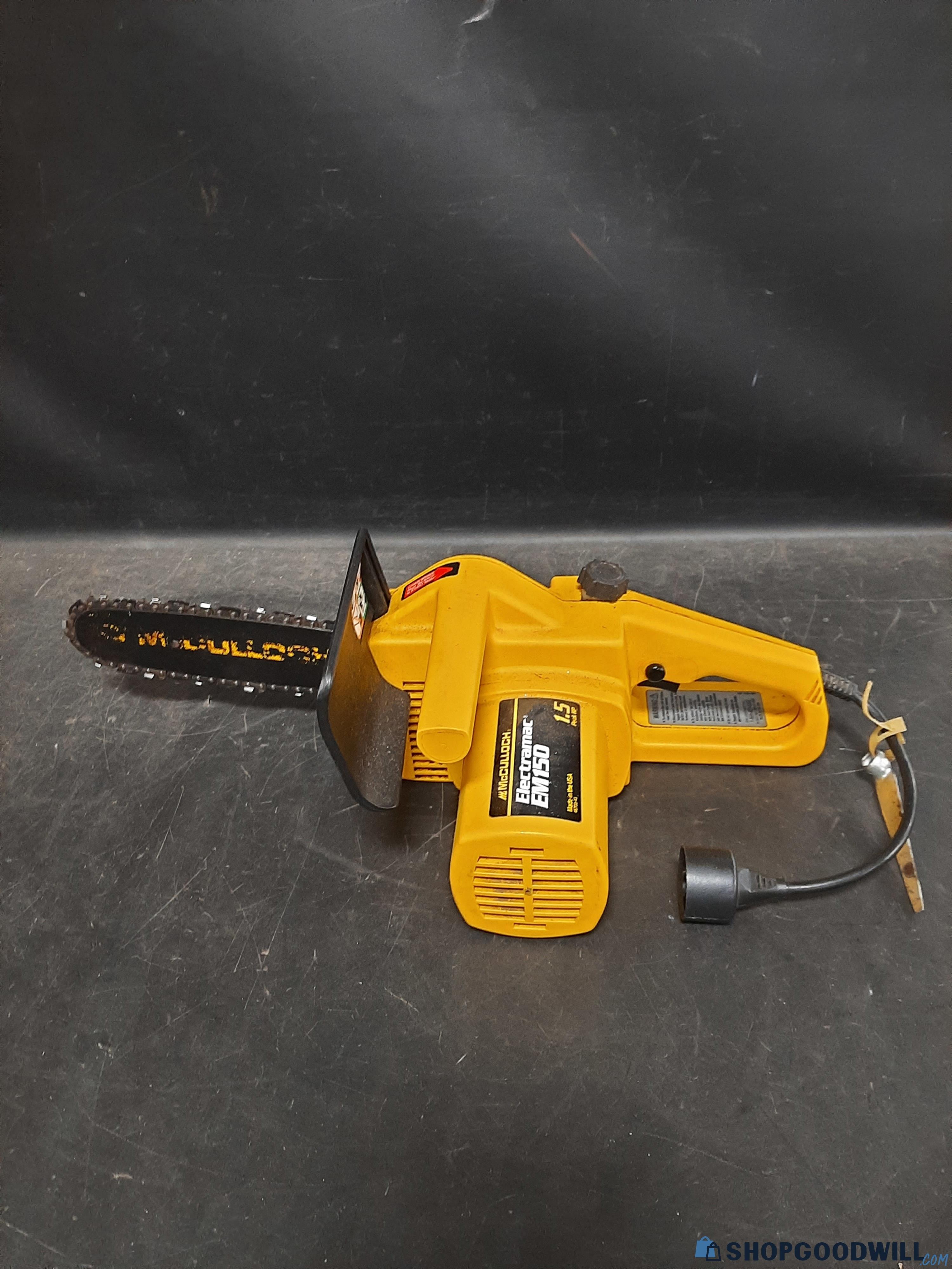 Mcculloch Electric Chainsaw Shopgoodwill Com