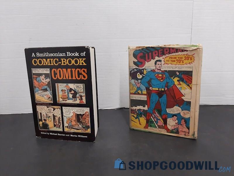 Vintage Smithsonian Book Of Comics Boo-ks/superman From The 30's To The ...