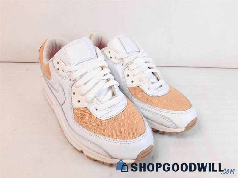 Nike Air Max Burlap 90 White Casual Sneaker Women Shoe Size 7 US ...