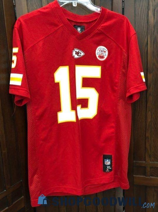 Kansas City Chiefs #15 Patrick Mahomes Red Nfl Jersey Sz Youth X-large ...