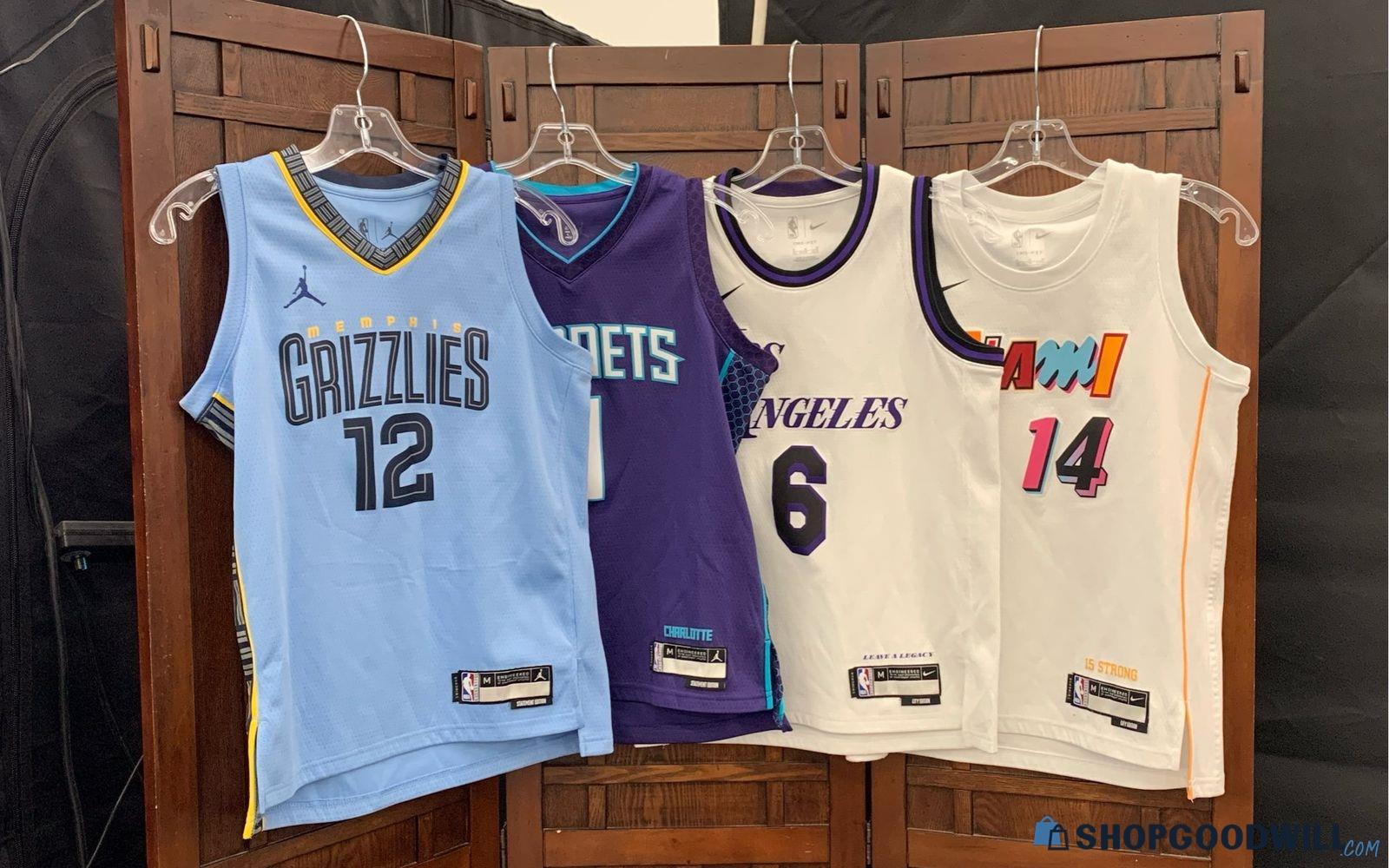 Lot Of 4 Youth Nike Nba Basketball Jerseys, Size M | ShopGoodwill.com