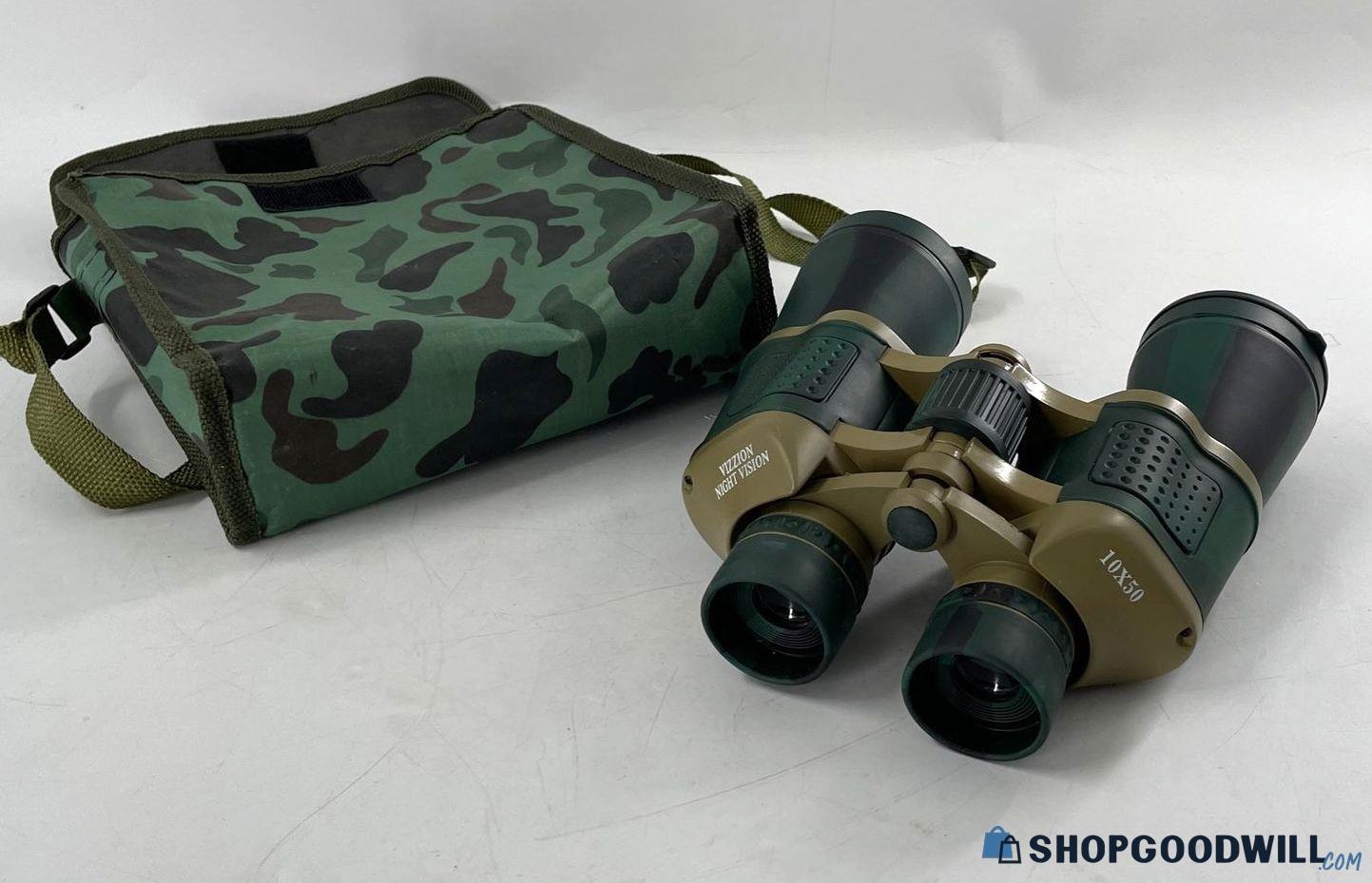 Vizzion Night Vision 10x50 Binoculars W/ Case | ShopGoodwill.com