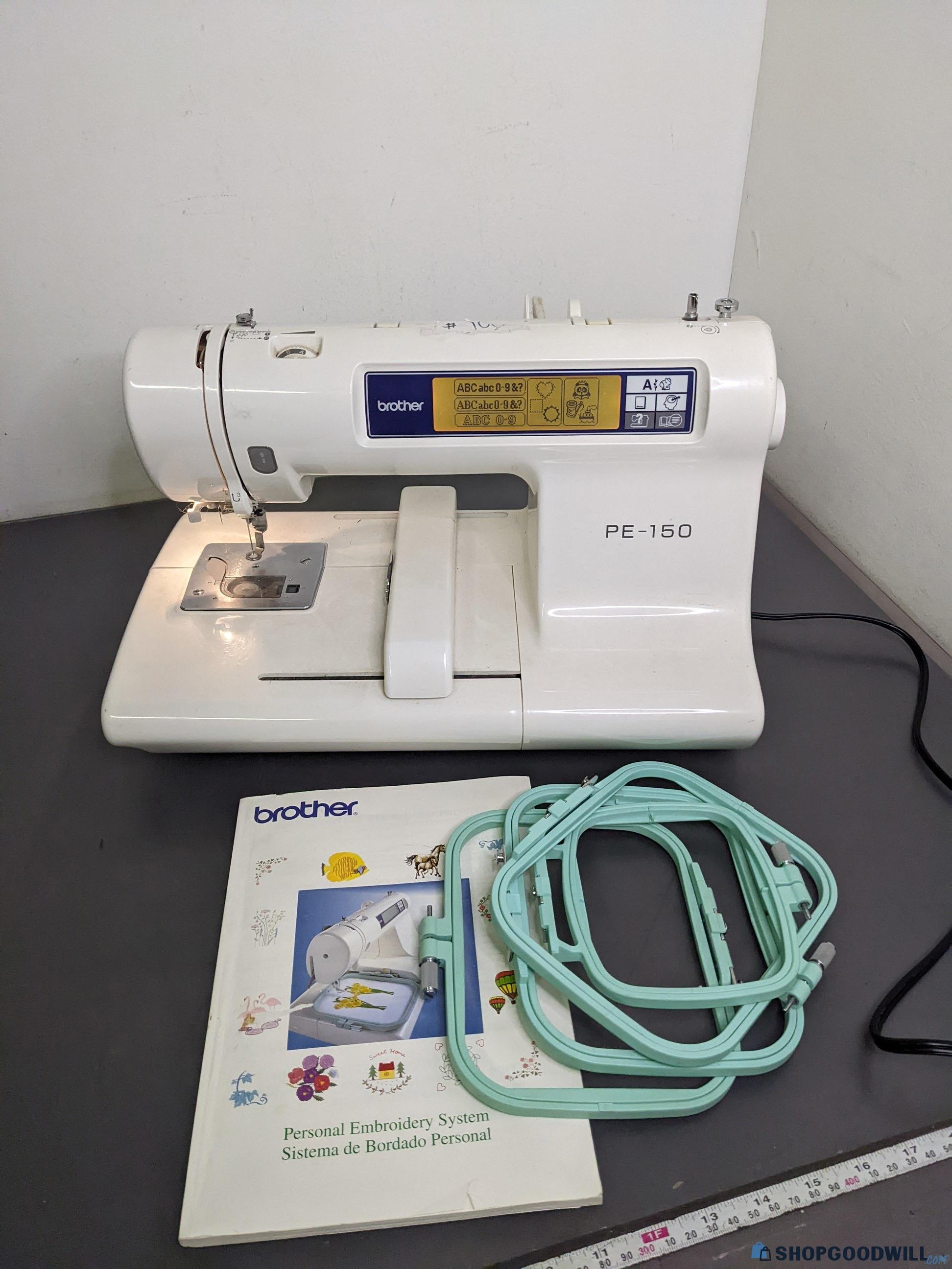 Brother Pe 150 Embroidery Machine 4106