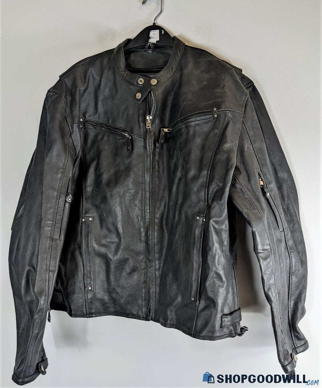 Men's Wild Wear Leather Jacket XXL - shopgoodwill.com