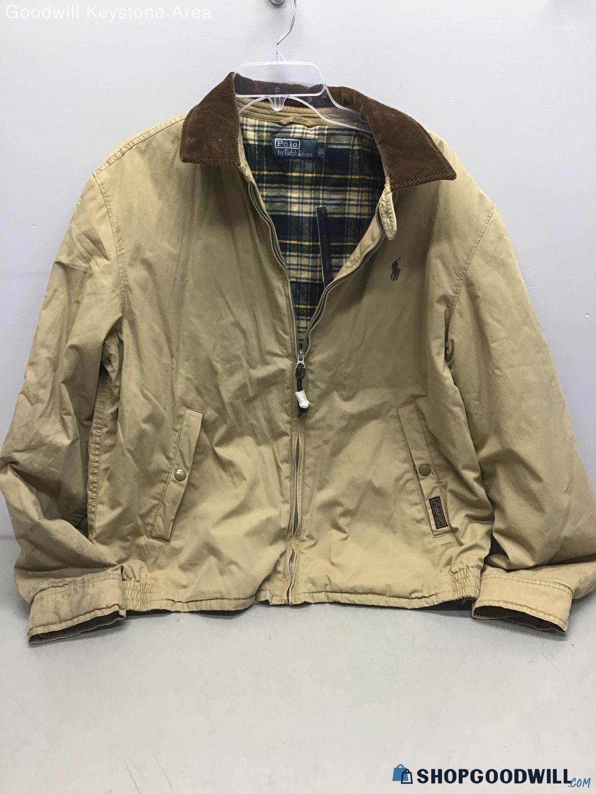 Ralph Lauren Men Tan Coat Sz L NWT - shopgoodwill.com