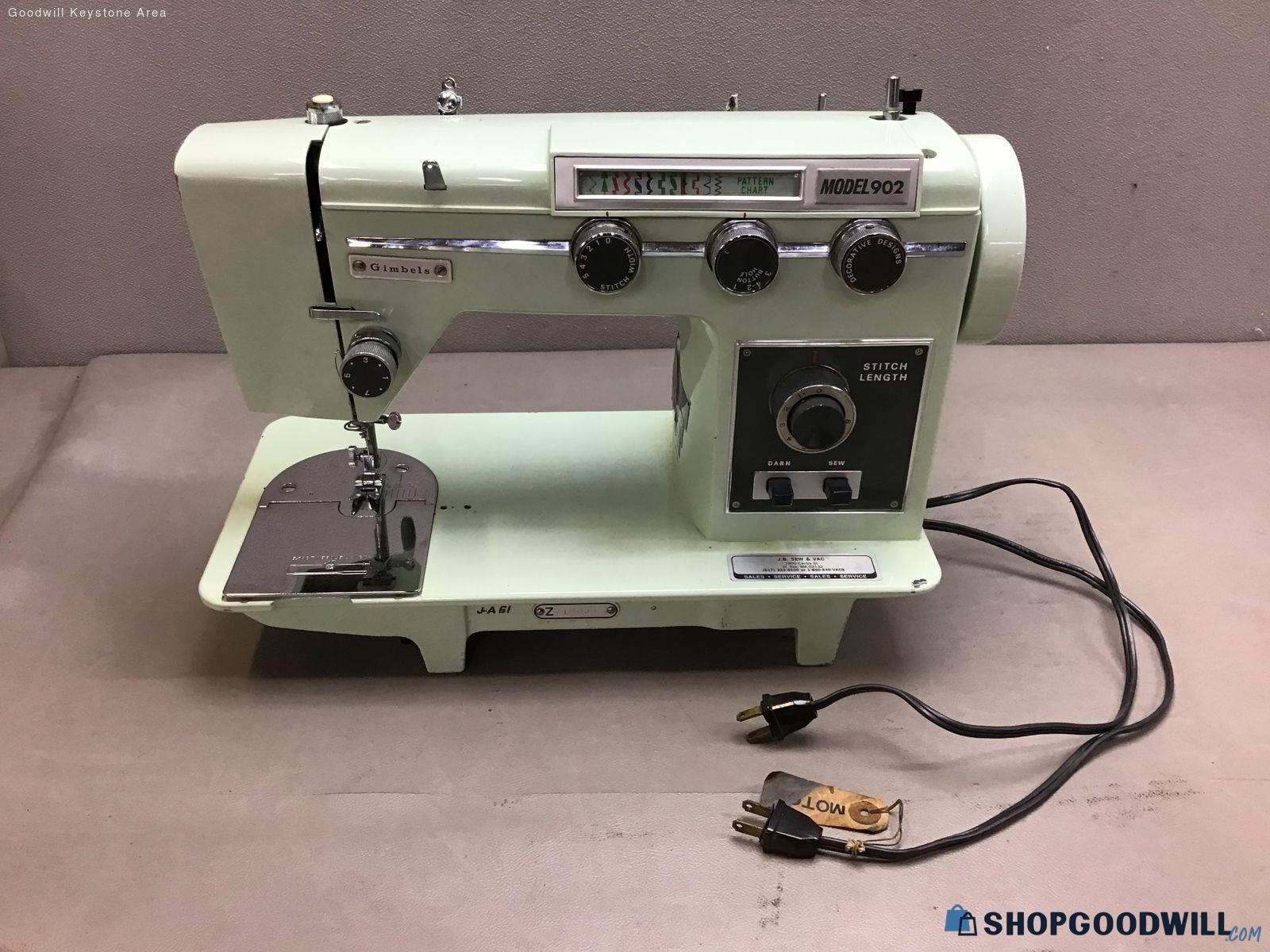 Gables Sewing Machine Model 902 - shopgoodwill.com