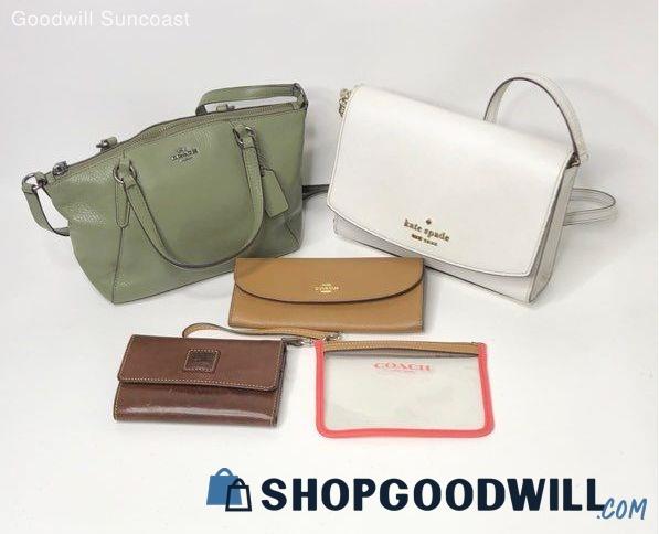 Used Designer Handbag Wallet Lot Coach Dooney Bourke Kate Spade Shopgoodwill Com