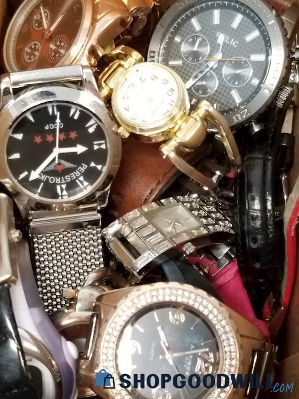 3 Lbs Assorted Fashion Wristwatches Watches Lot - shopgoodwill.com