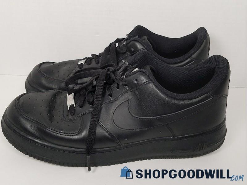 Nike Air Force 1 Low Triple Black 315122-001 Sneaker Shoes Size 9.5