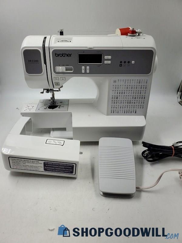 Used Brother Xr3340 888e42 Computerized Sewing Quilting Machine