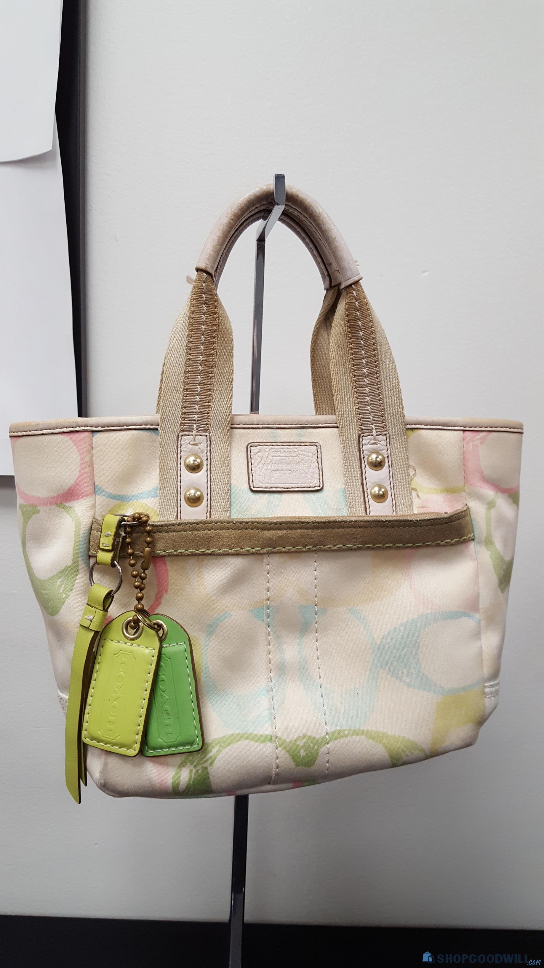 Authentic Coach Scribble Tote A065-201 With Coa | ShopGoodwill.com