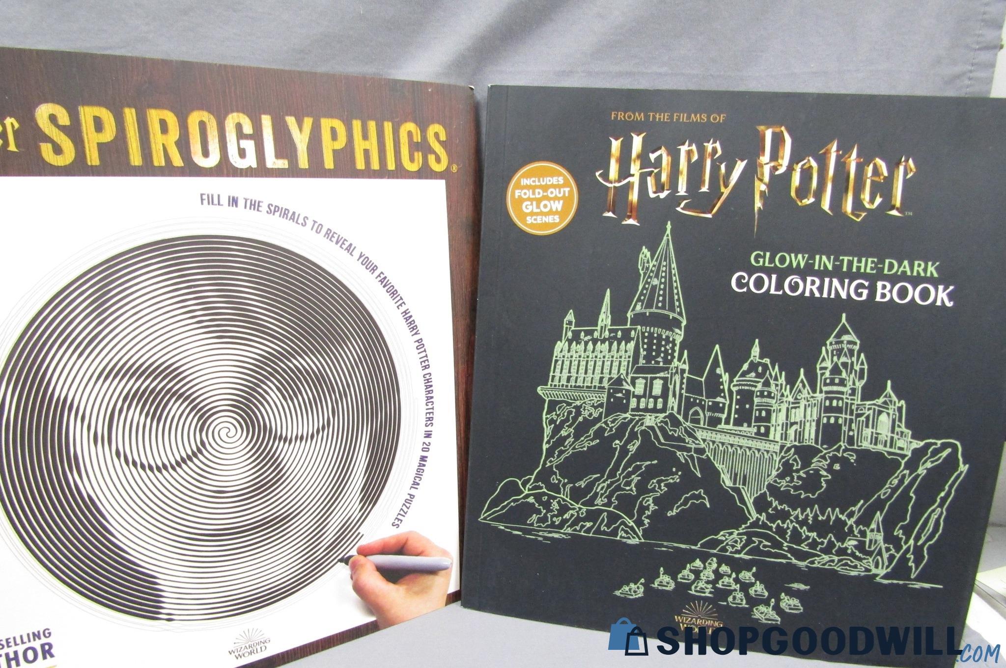 Harry Potter Spirographic And Glow In The Dark Coloring Book