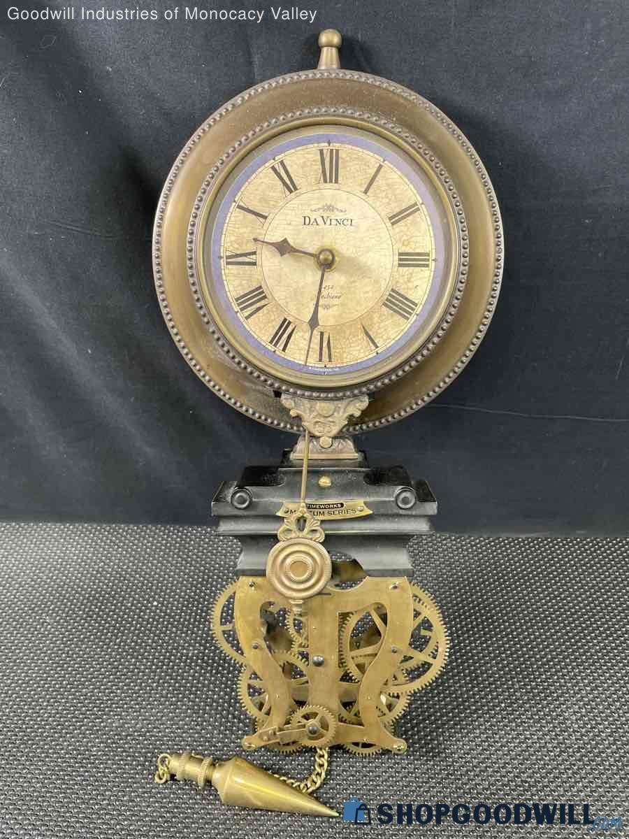 timeworks brass clocks