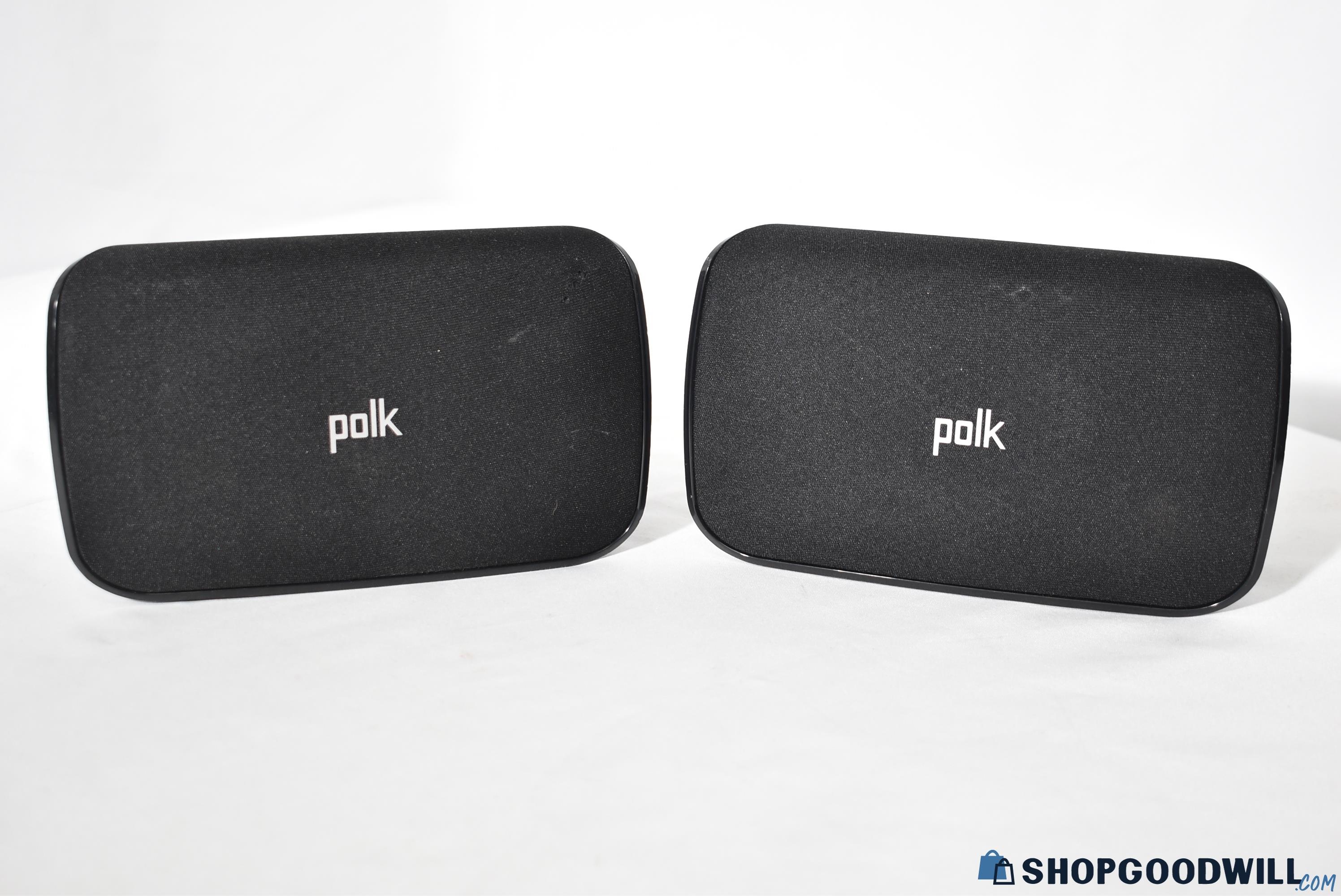 Black Polk Corner Speakers | ShopGoodwill.com