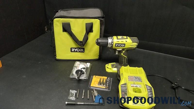 Ryobi Cordless Drill Set -No Battery Included - shopgoodwill.com