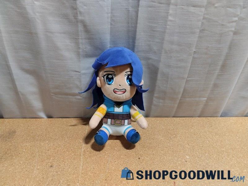 The Krew Itsfunneh Plush Anime Manga Doll Blue Hair | ShopGoodwill.com