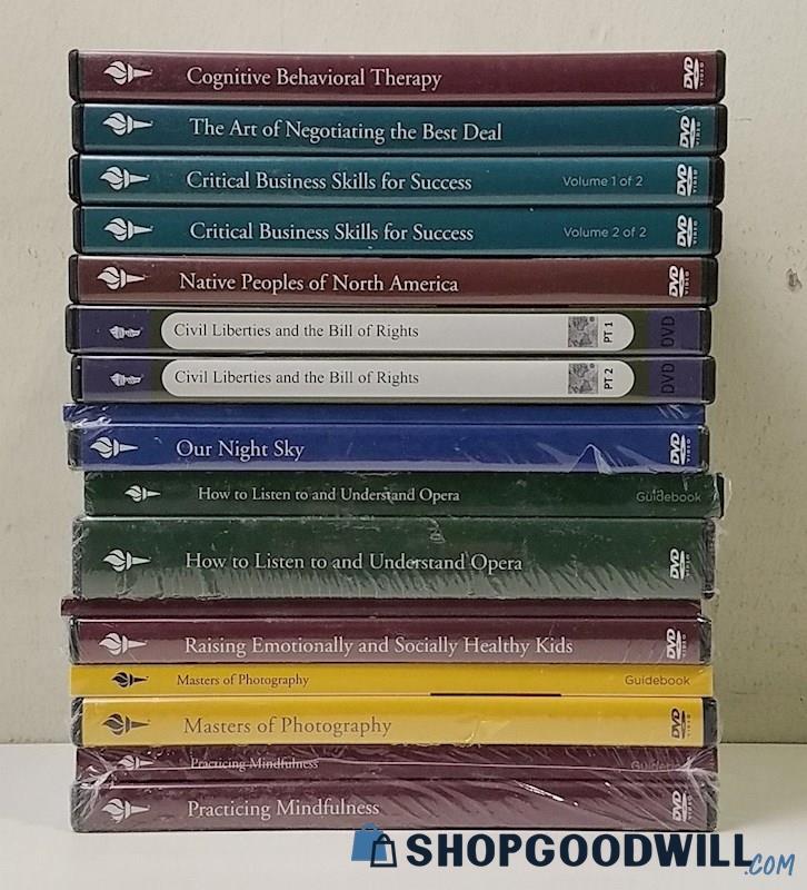 Lot of 14 Assorted Great Courses DVDs