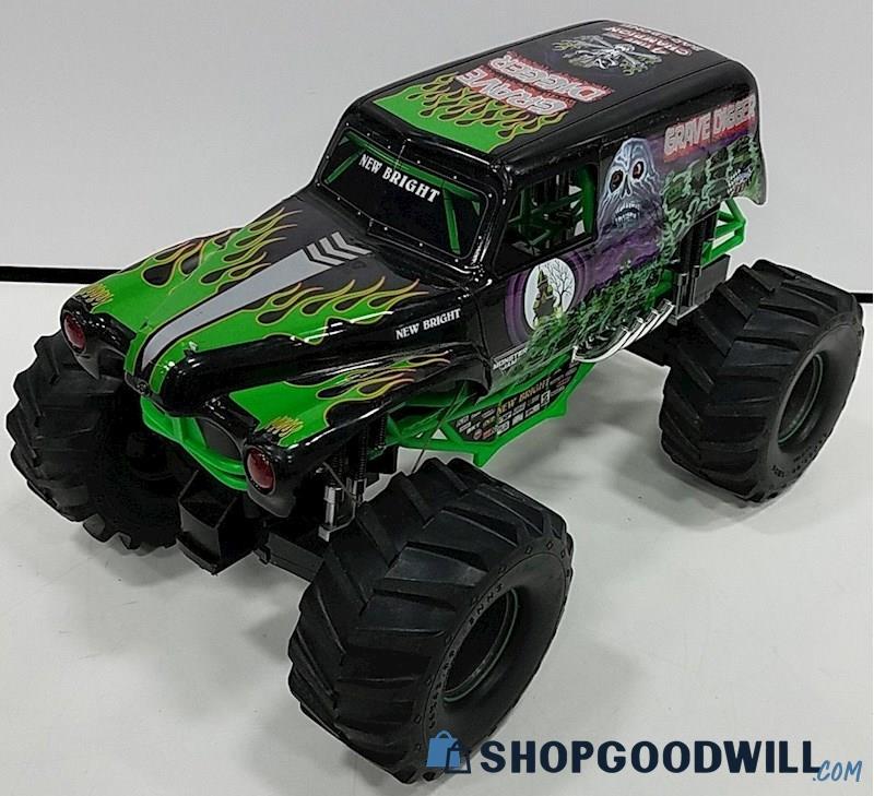 Hot Wheels Grave Digger 4x4 Rc Monster Truck Toy - Shopgoodwill.com