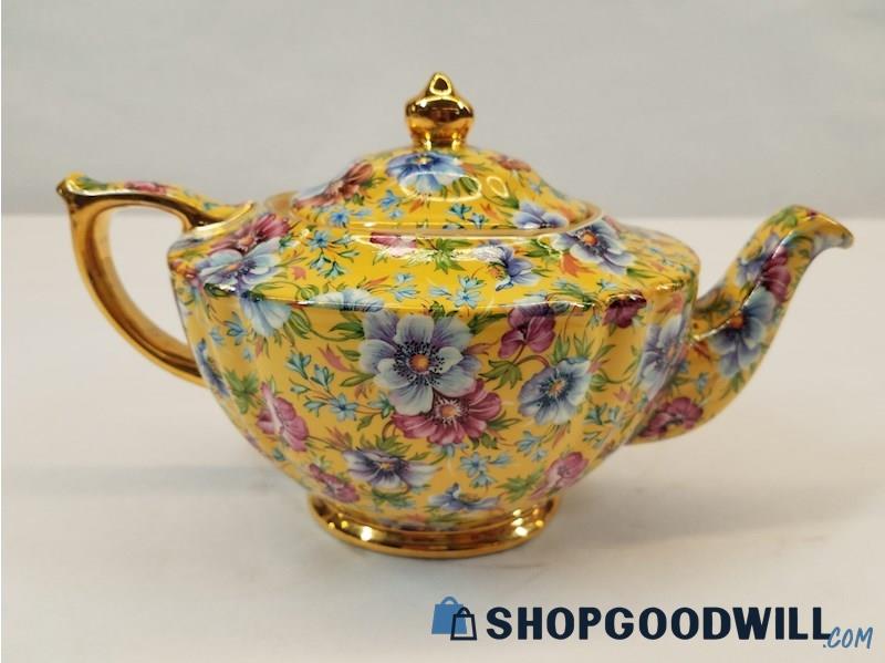 Vintage James Sadler Sophie Chintz Tea Pot | ShopGoodwill.com