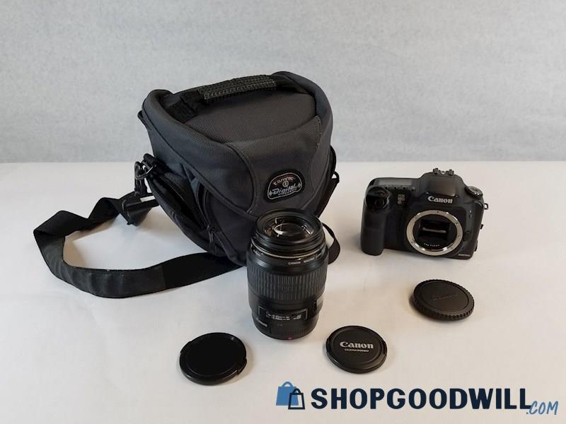 Canon Eos D Digital Camera W Macro Lens Ef M Untested Shopgoodwill Com