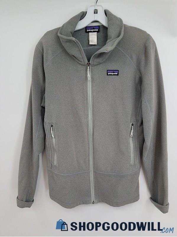 Patagonia Women's Gray Emmilen Long Sleeve Full-zip Fleece Jacket Size ...