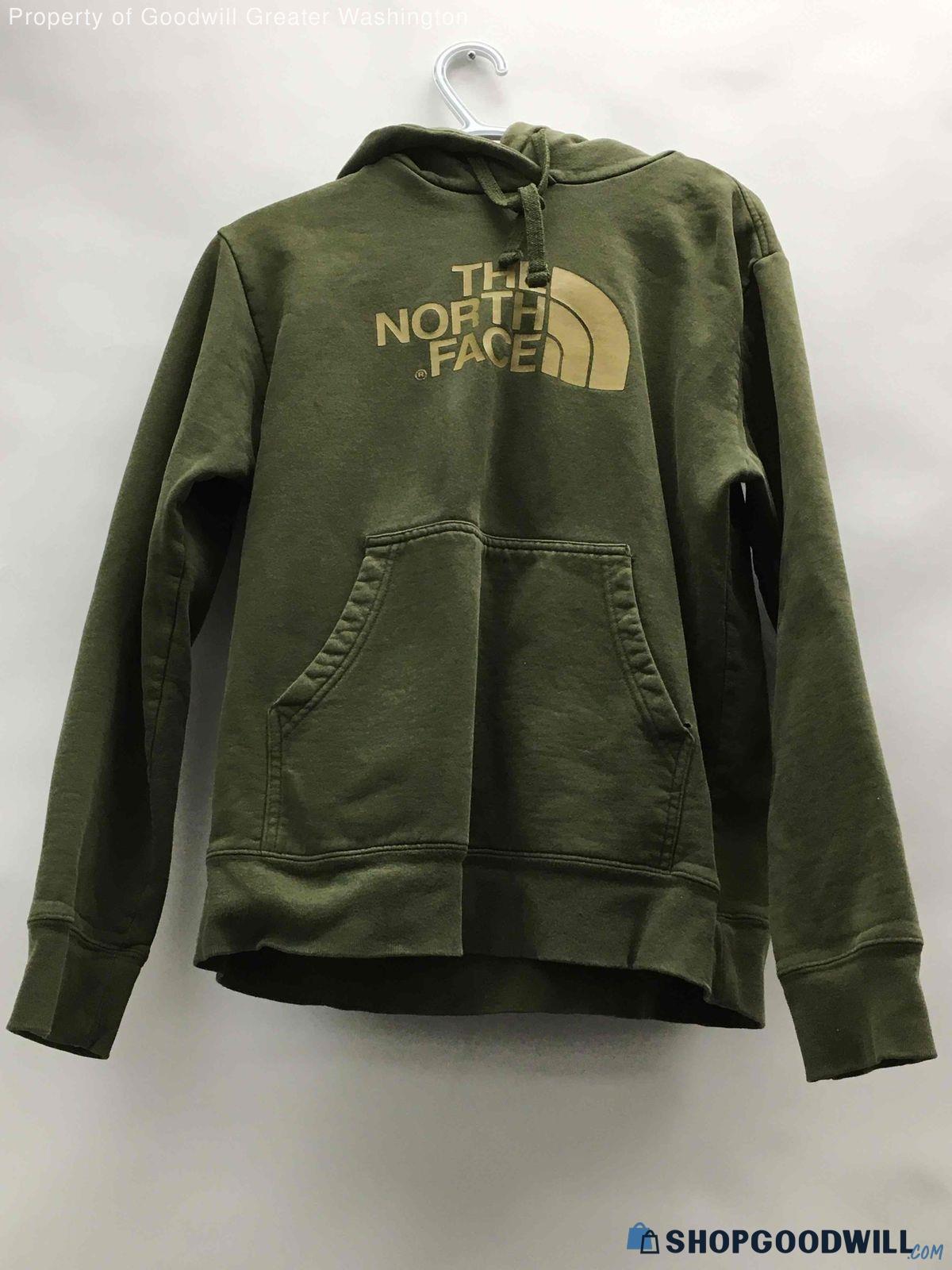 The North Face Green Pullover Hoodie Mens Size Medium - shopgoodwill.com