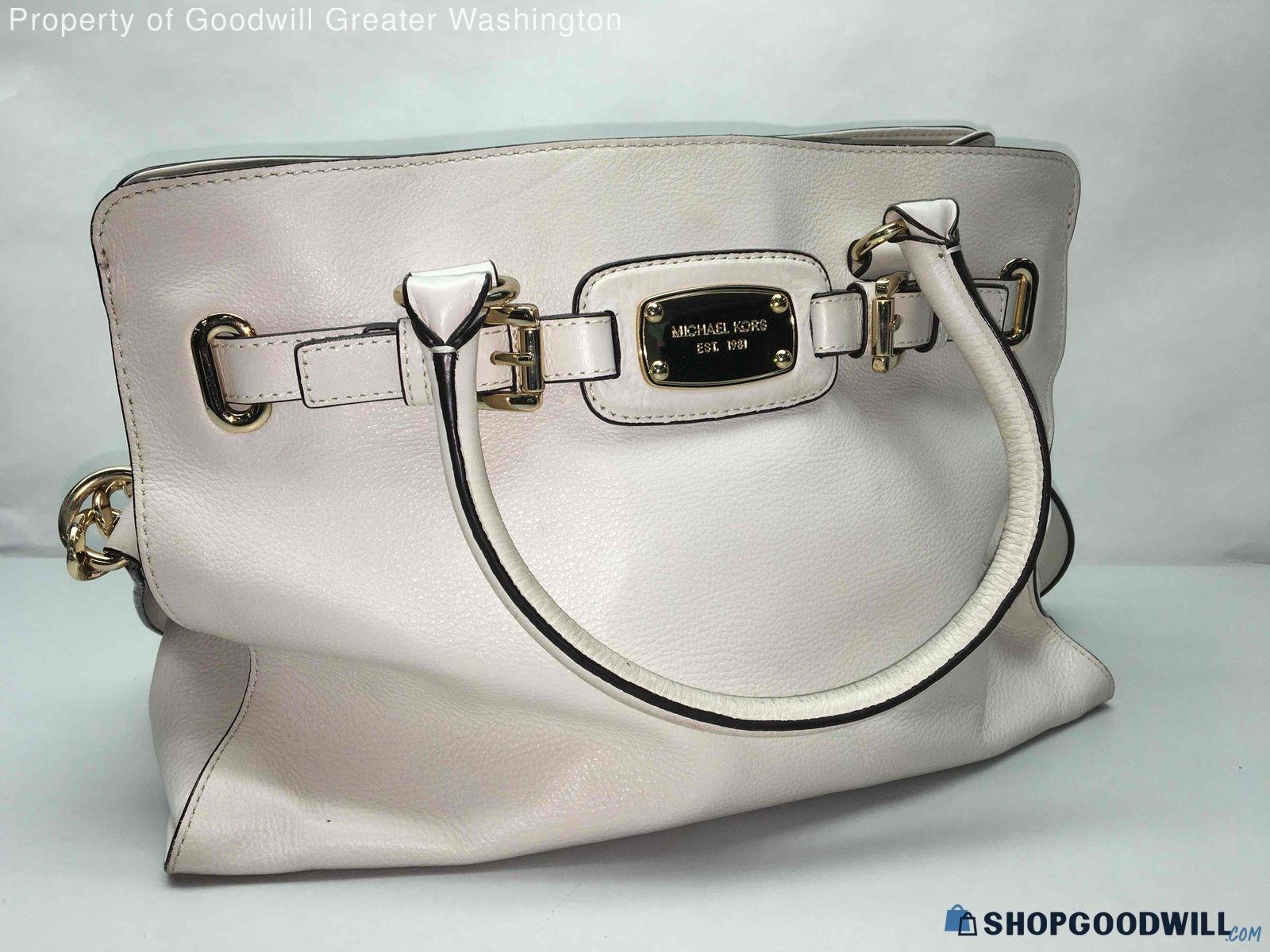 Michael Kors B 1311 White Crossbody Handbag - Shopgoodwill.com