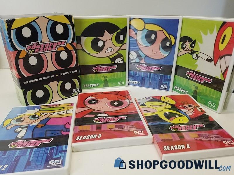 The Powerpuff Girls Complete Series 10th Anniversary 6 Dvd Box Set 9672