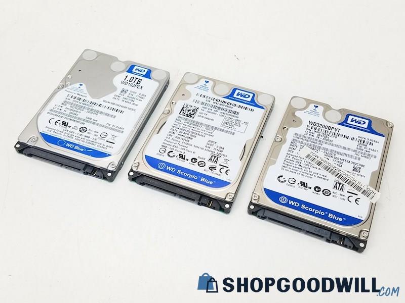 Western Digital Internal Hard Drives - Lot Of 3 - Shopgoodwill.com