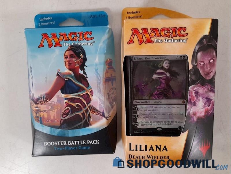 2 Factory Sealed Magic The Gathering Card Sets - Kaladesh, Liliana ...