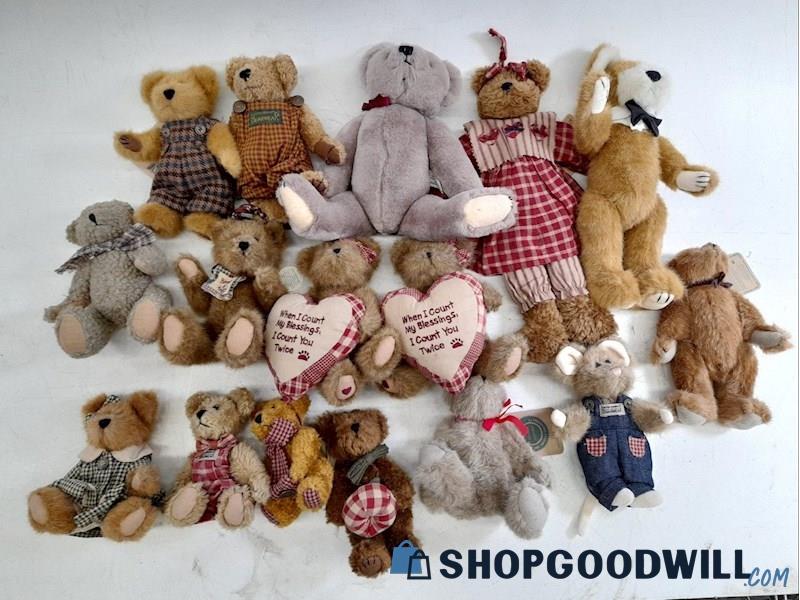 Fifteen Boyds' Bears Plush Bears & One Sneaky Mouse | ShopGoodwill.com