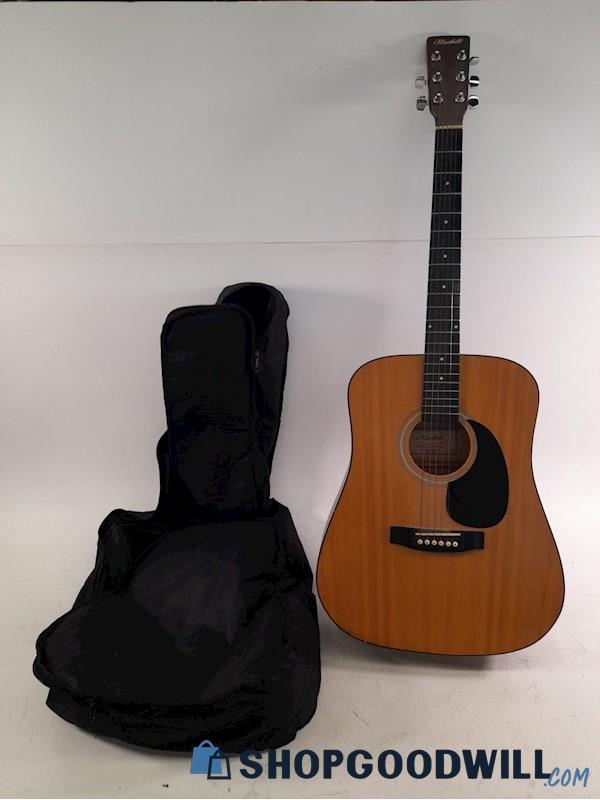 Flinthill Fhg-100 Acoustic Guitar W/ Cover | ShopGoodwill.com