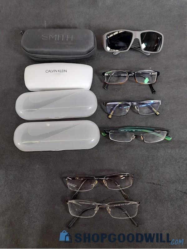 (6) Men's Prescription Glasses | ShopGoodwill.com