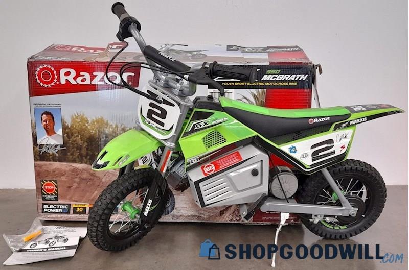 razor dirt rocket sx350 mcgrath electric dirt bike