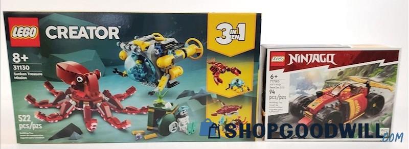 Sealed In Box Complete Lego Sets Creator Ninjago Shopgoodwill Com