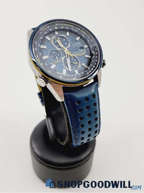 Men S Citizen Eco Drive Blue Angel Pilot S Chronograph Watch   Be43178e E2c7 4852 A9c5 62152735abc2meer 12191 