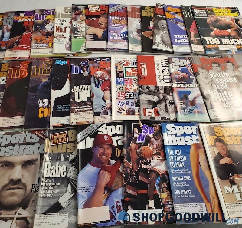 Lot Of 30 Vintage Sports Illustrated Magazines | ShopGoodwill.com