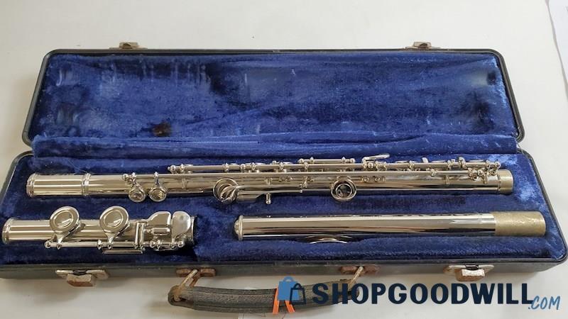 Used Selmer Bundy Ii Silver Polished Closed Hole Concert Flute In Carry 