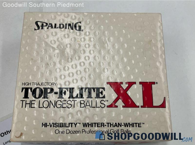 Iob Set Of Spalding White High Trajectory Top Flite Xl The Longest Golf ...